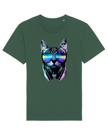 Techno Cat Bottle Green