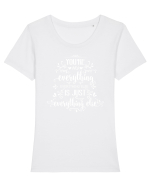 Ești tot ce am Tricou mânecă scurtă guler larg fitted Damă Expresser