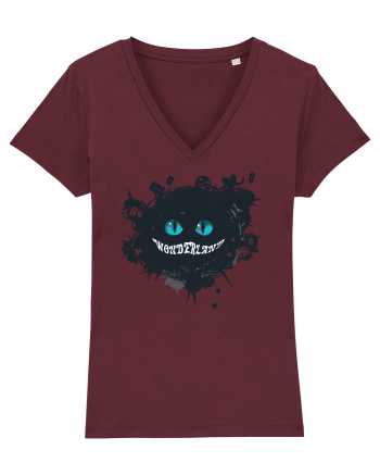Wonderland Cat Burgundy