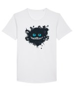 Wonderland Cat Tricou mânecă scurtă guler larg Bărbat Skater