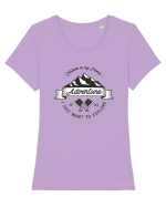 Nature is my Home Tricou mânecă scurtă guler larg fitted Damă Expresser