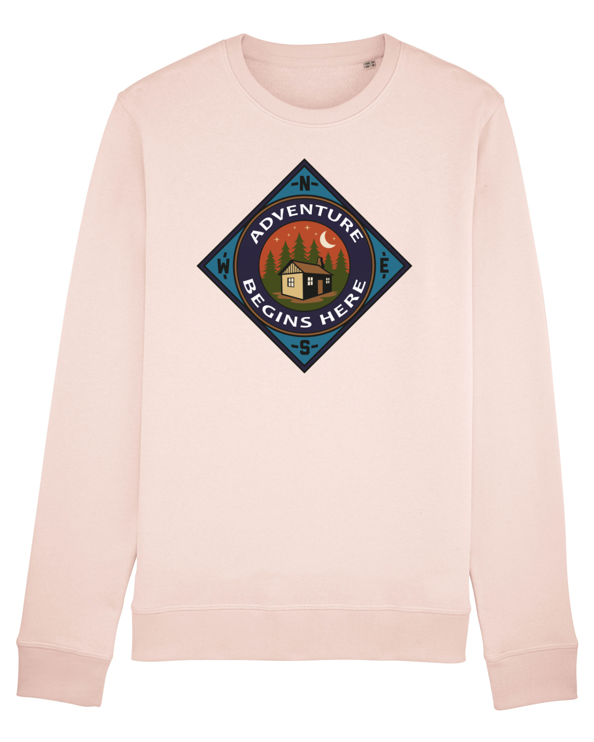 Bluză mânecă lungă Unisex Rise Candy Pink