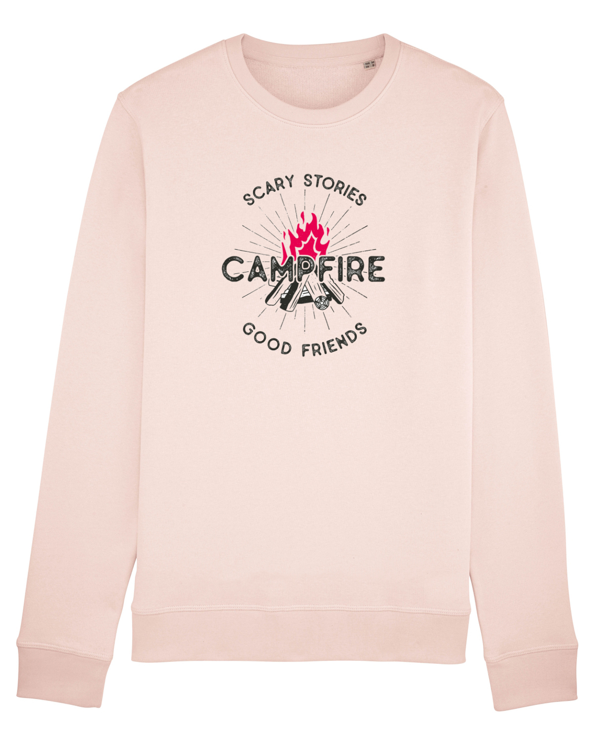 Bluză mânecă lungă Unisex Rise Candy Pink