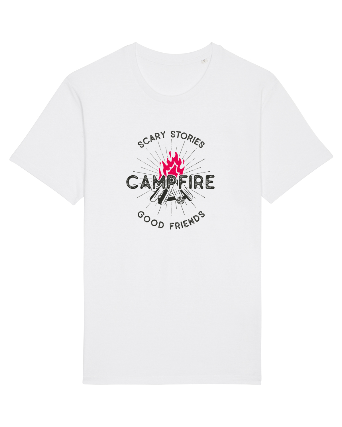 Tricou mânecă scurtă Unisex Rocker White