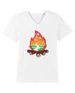 Camprfire Road Tricou mânecă scurtă guler V Bărbat Presenter