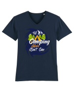 Camping Hair Dont Care Tricou mânecă scurtă guler V Bărbat Presenter