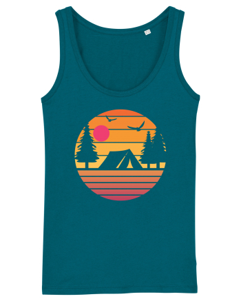 Camping Sunset Ocean Depth