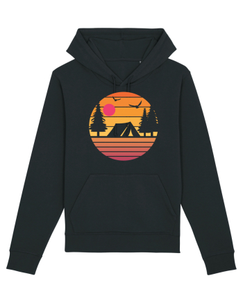 Camping Sunset Black