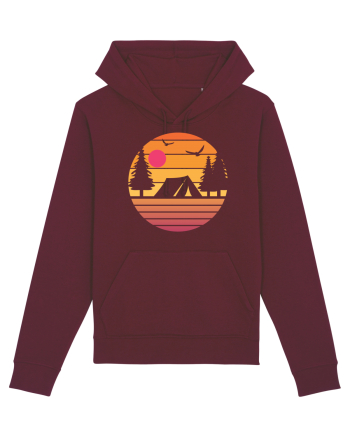 Camping Sunset Burgundy