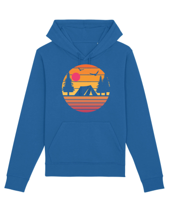 Camping Sunset Royal Blue