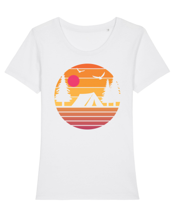 Camping Sunset White