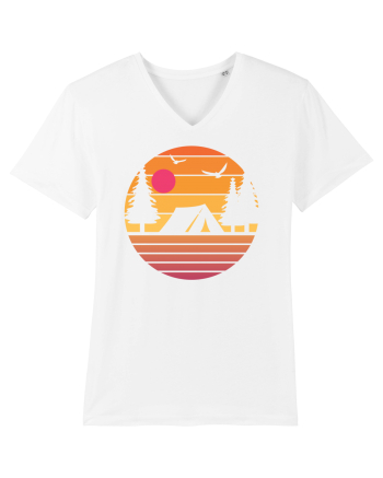 Camping Sunset White
