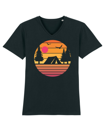 Camping Sunset Black