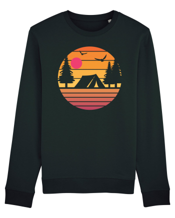Camping Sunset Black
