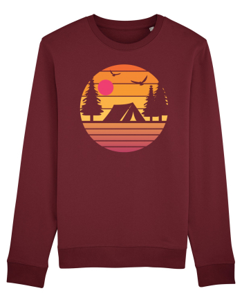 Camping Sunset Burgundy