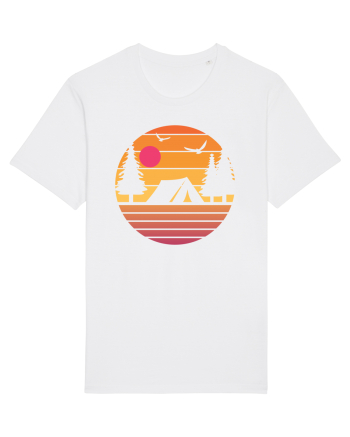 Camping Sunset White