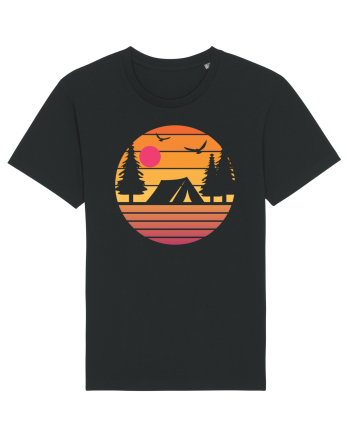 Camping Sunset Black