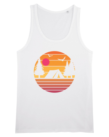 Camping Sunset White
