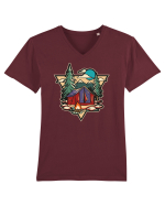 Cool Camping Tricou mânecă scurtă guler V Bărbat Presenter