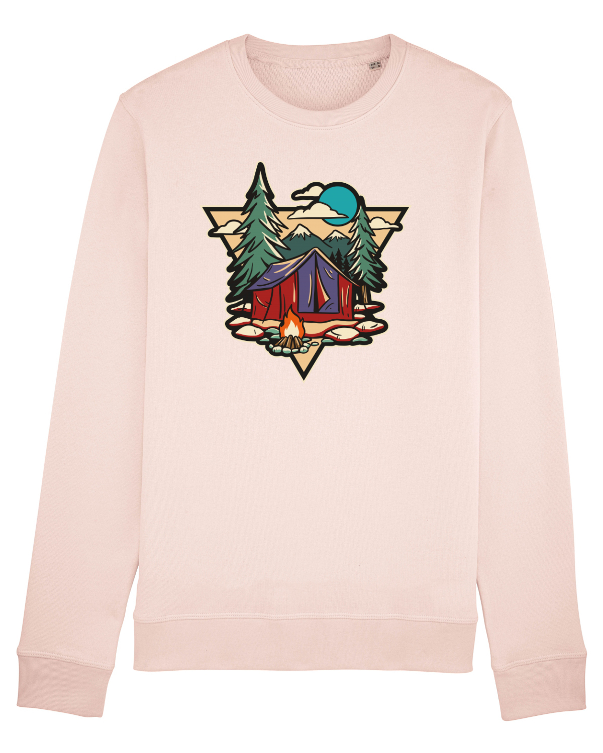 Bluză mânecă lungă Unisex Rise Candy Pink