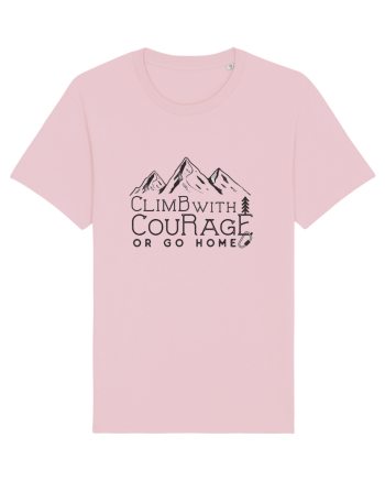 Climb with Courage Cotton Pink