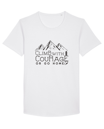 Climb with Courage White