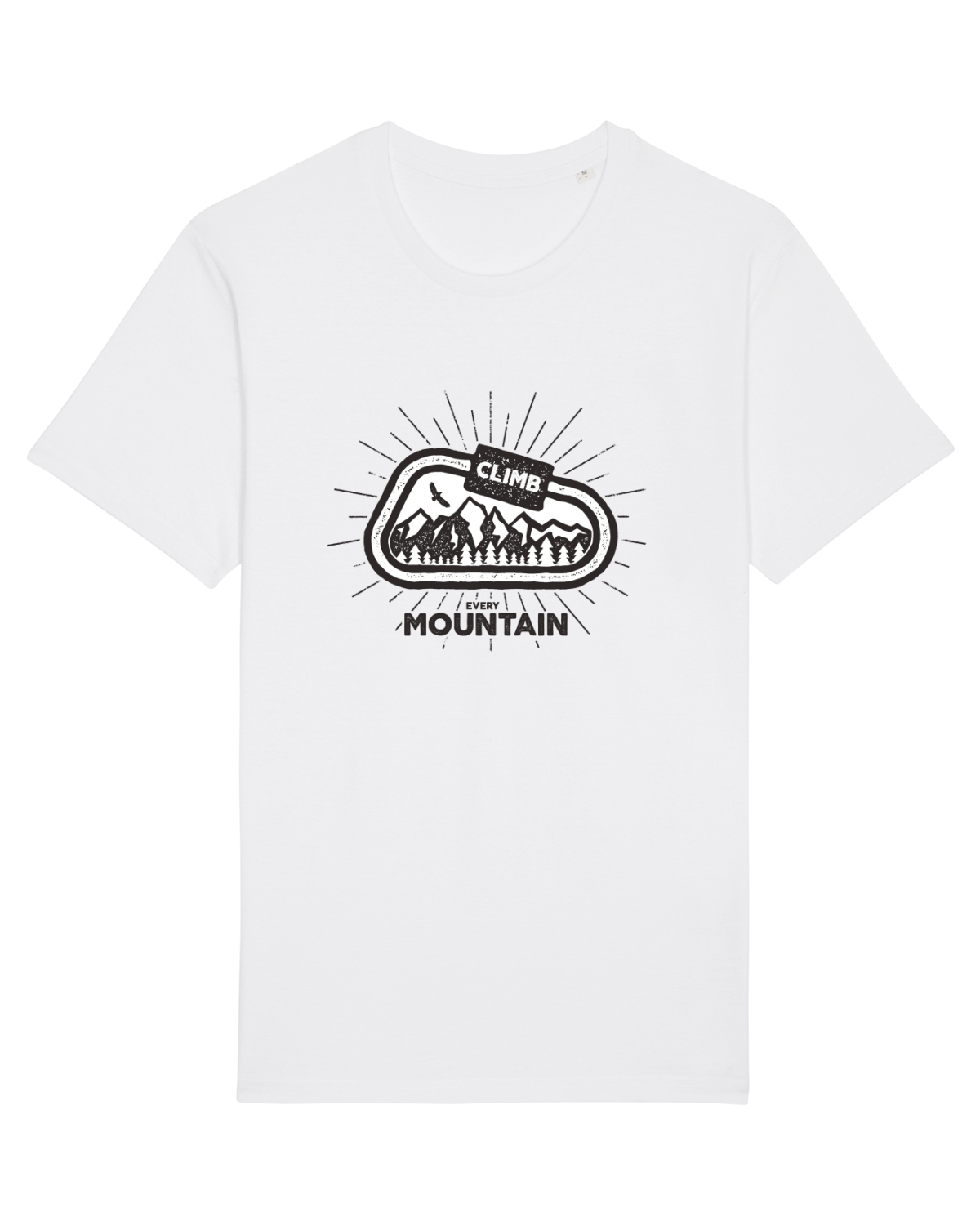 Tricou mânecă scurtă Unisex Rocker White