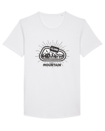 Climb Every Mountain Tricou mânecă scurtă guler larg Bărbat Skater