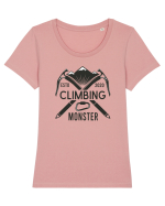 Climbing Monster Tricou mânecă scurtă guler larg fitted Damă Expresser