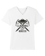 Climbing Monster Tricou mânecă scurtă guler V Bărbat Presenter