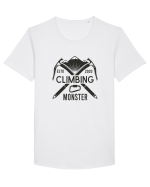Climbing Monster Tricou mânecă scurtă guler larg Bărbat Skater
