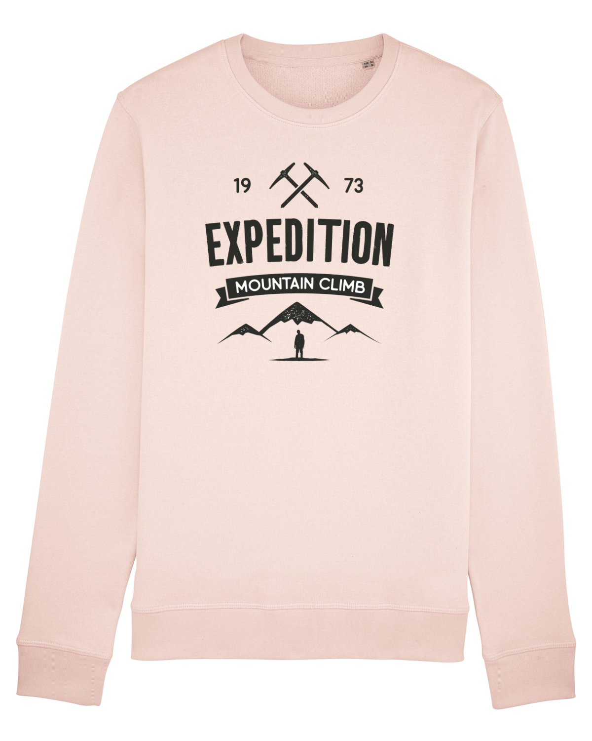 Bluză mânecă lungă Unisex Rise Candy Pink