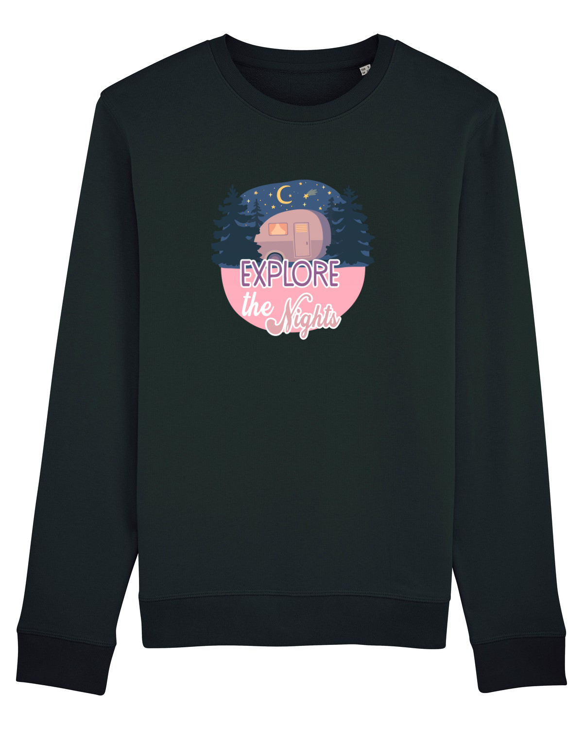 Bluză mânecă lungă Unisex Rise Black