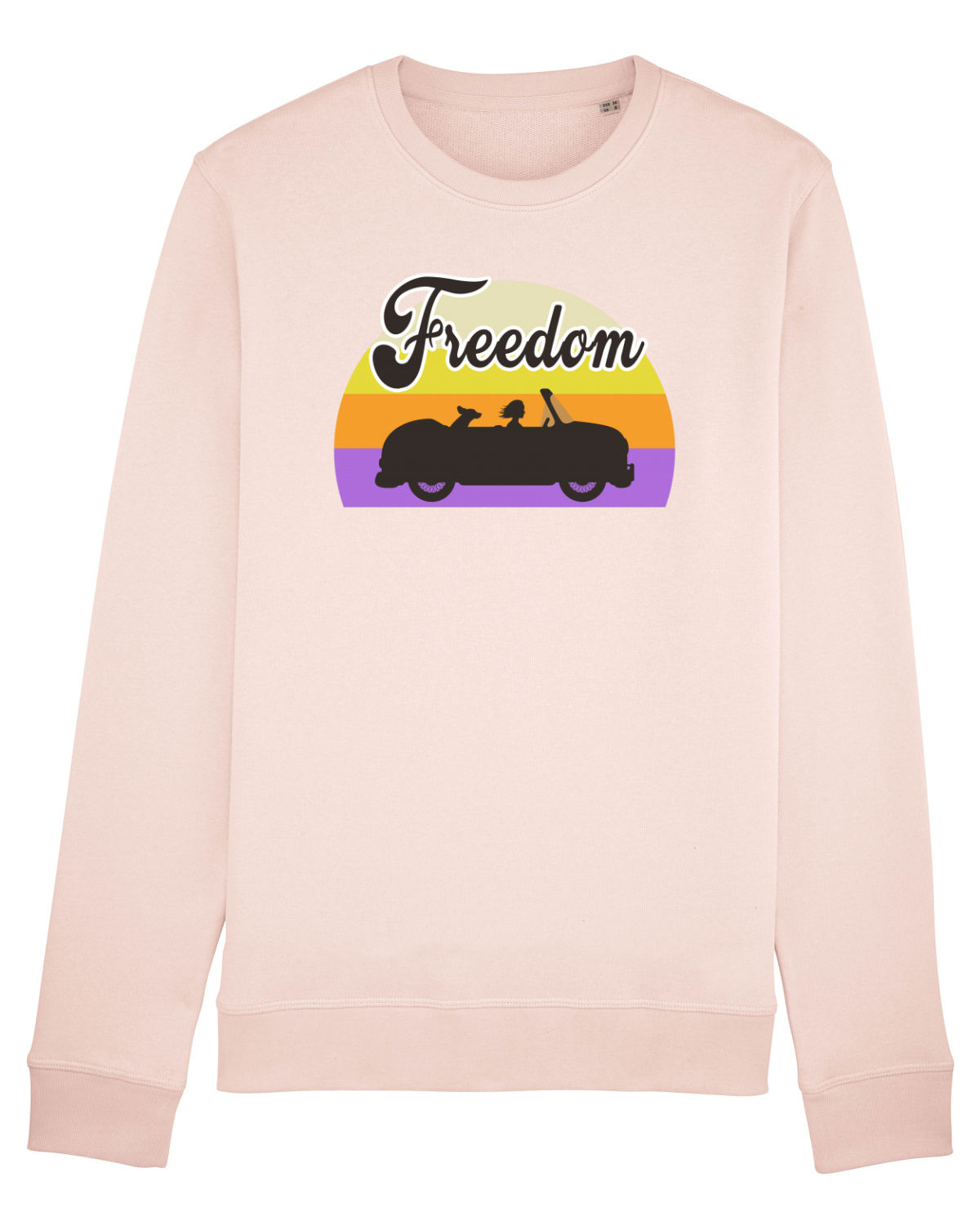 Bluză mânecă lungă Unisex Rise Candy Pink