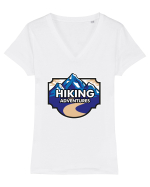 Hiking Adventures Tricou mânecă scurtă guler V Damă Evoker