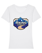 Hiking Adventures Tricou mânecă scurtă guler larg fitted Damă Expresser