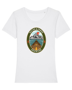 Kayak Canoe Adventure Tricou mânecă scurtă guler larg fitted Damă Expresser