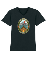 Kayak Canoe Adventure Tricou mânecă scurtă guler V Bărbat Presenter