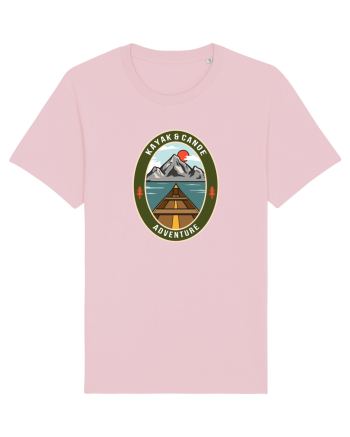 Kayak Canoe Adventure Cotton Pink