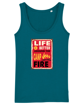Life is Better Around the Campfire Ocean Depth