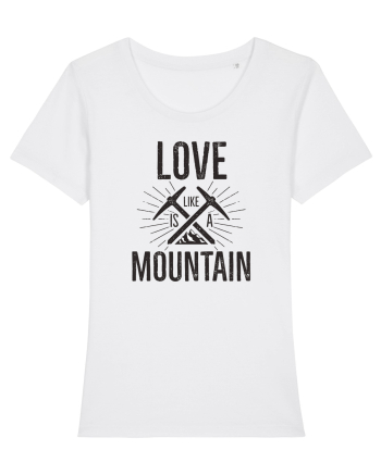 Love is Like a Mountain White