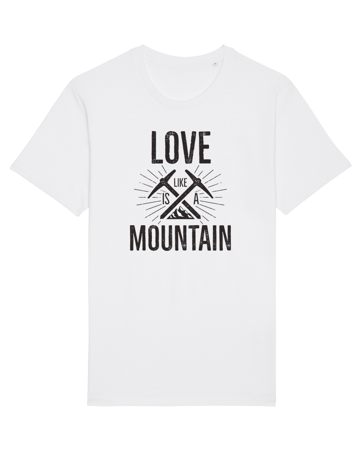 Tricou mânecă scurtă Unisex Rocker White