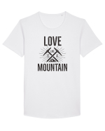 Love is Like a Mountain Tricou mânecă scurtă guler larg Bărbat Skater