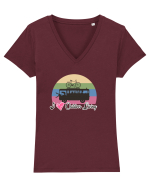 I Love Outdoor Living Tricou mânecă scurtă guler V Damă Evoker