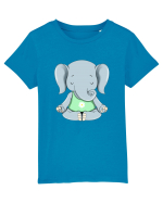 Elefanțel meditand  Tricou mânecă scurtă  Copii Mini Creator