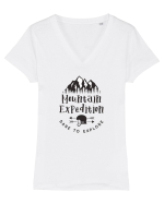 Mountain Expedition Tricou mânecă scurtă guler V Damă Evoker