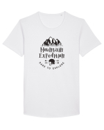 Mountain Expedition Tricou mânecă scurtă guler larg Bărbat Skater