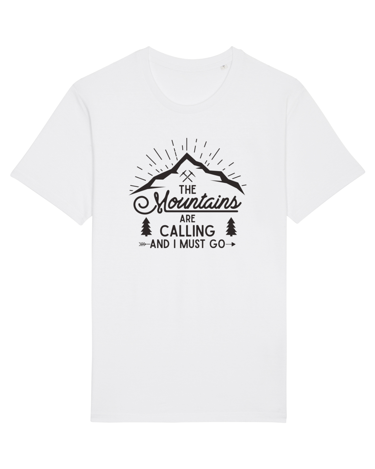 Tricou mânecă scurtă Unisex Rocker White