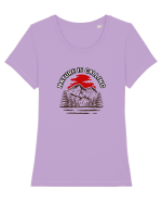 Nature is Calling Tricou mânecă scurtă guler larg fitted Damă Expresser