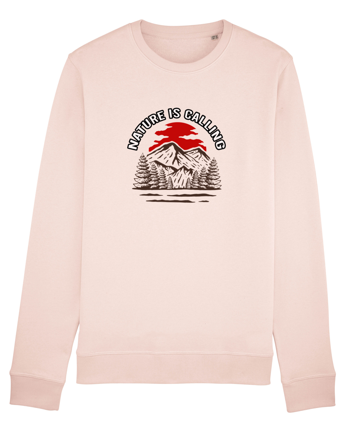 Bluză mânecă lungă Unisex Rise Candy Pink